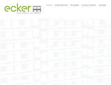 Tablet Screenshot of holzwaren-ecker.at
